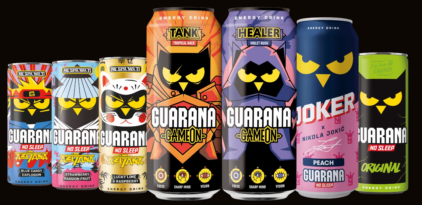 Guarana energy drink limenke
